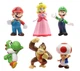 Супер Марио Super Mario Супер Марио братья Луиджи Йоши Принцесса набор детских фигурок 6 шт 4-7см - изображение 4