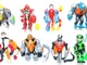 Игровой набор Ben 10 8 фигурок героев Бен 10, размер 10-12 см + Свет, - изображение 2