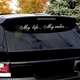 Наклейка на заднее стекло ARB 3D TUNING STUDIO My life My rules 600х85х0.060мм - изображение 1