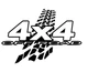 Наклейка на багажник ARB 3D TUNING STUDIO 4х4 Off Road 300х442х0.060мм - зображення 2