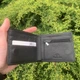 Мужской кожаный кошелек портмоне из натуральной кожи с магнитной застежкой черный - изображение 2