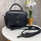 Качественная женская мини сумочка клатч YSL черная экокожа, стильная сумка на плечо - зображення 1