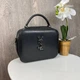Качественная женская мини сумочка клатч YSL черная экокожа, стильная сумка на плечо - зображення 7