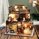 Румбокс 3D інтер'єрний конструктор DIY house Hongda craft «Класичний будиночок» + Захисний купол (М2132) - зображення 8