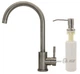 Смеситель для кухни AquaMill Congo INOX + Дозатор - изображение 1
