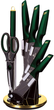 Набор ножей Berlinger Haus Emerald Collection с подставкой 8 предметов (BH 2690) - изображение 1