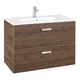 Тумба з умивальником Roca Victoria 80x46 кедр (A855852423) - изображение 3