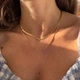 Стильная женская цепочка, украшение на шею - изображение 6