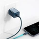 Мережевий зарядний пристрій Baseus Super Si Quick Charger 1C 20W EU Blue (CCSUP-B03) - изображение 7