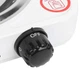 Електрична настільна плита Hot Plate JX-1010B 1000 Вт переносна спіральна варильна панель на 1 конфорку 15.5 см з терморегулятором живлення від мережі Біла - зображення 3