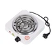 Електрична настільна плита Hot Plate JX-1010B 1000 Вт переносна спіральна варильна панель на 1 конфорку 15.5 см з терморегулятором живлення від мережі Біла - зображення 5