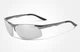 Мужские поляризационные солнцезащитные очки KINGSEVEN N9126 Mirror Silver - изображение 3