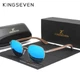Женские поляризационные солнцезащитные очки KINGSEVEN W5519 Blue - изображение 1