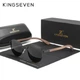 Женские поляризационные солнцезащитные очки KINGSEVEN W5519 Black - изображение 1