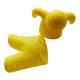 Ситечко для заварювання чаю Tea Strainer "Людина mr. Big Tea", силіконове, жовте. - зображення 2