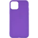 Силиконовый чехол Candy для Apple iPhone 14 Plus (6.7") (Фиолетовый) - изображение 1