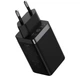 Мережевий зарядний пристрій (МЗП) Baseus GaN5 Pro 65W 2Type-C+USB 100W EU (CCGP12020) (Black) - изображение 4