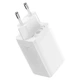 Мережевий зарядний пристрій Baseus GaN5 Pro 65W 2Type-C+USB 100W EU (CCGP12020) White - зображення 4