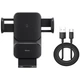 Автодержатель с БЗУ Wisdom Auto Alignment (QI 15W) (Air Outlet base) (CGZX000001) Black Baseus (teh0029293) - изображение 7