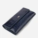 Кошелек женский кожаный для карточек Canpellini leather-21661 Синий - изображение 1