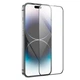 Защитное стекло для iPhone&nbsp;14 Pro 6.1" с усиленными бортикам Hoco Nano 3D full screen edges protection (рамка) - изображение 1