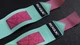 Кистевые бинты Rogue Fitness Wrist Wraps Aqua/Pink (45 см, средняя жесткость) - изображение 4