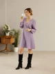 Платье короткое женское Uniqlo 767656869 S Сиреневое (1159781601) - изображение 5