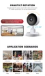Беспроводная WiFi камера видеонаблюдения Smart Net Camera Tuya Q16 Full HD видеоняня с датчиком движения и звука, ночная сьемка - изображение 2
