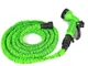 Садовый шланг растягивающийся 15 метров для полива с распылителем Magic hose зеленый - изображение 1