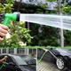 Садовый шланг растягивающийся 45 метров для полива с распылителем Magic hose синий - изображение 4