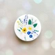 Держатель для смартфона / планшета попсокет Popsocket Белый :: Цветы (принт 271) - изображение 1