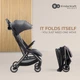 Прогулянкова коляска Kinderkraft Nubi 2 Cloudy Grey (KSNUBI02GRY0000) - зображення 8