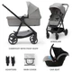 Універсальна коляска 3 в 1 Kinderkraft Newly Moonlight Grey (KSNEWL00GRY3000) - зображення 10