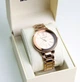 Женские часы Anne Klein AK/3750RGRG Розовое золото\Персик римские цифры - изображение 3