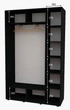 Шкаф-купе двухдверный Алекса 150*45*220 см Антрацит 2 двери ДСП - изображение 2
