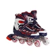 Раздвижные ролики Best Roller 56019-S, размер 30-33, синие, светящиеся колеса - изображение 1