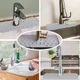 Cиликоновый водосборный коврик для защиты от брызг крана смесителя на кухне и ванны, накладка для кухонного крана, серый - изображение 5
