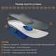 Стелька ортопедическая двухкомпонентная OrtoMed OMP-961 HEPUFLEX First SOFT амортизирующая, мягкая р 35 - изображение 5