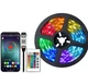 Світлодіодна стрічка гнучка RGB 2835 15 метрів для фонового підсвічування телевізора USB Bluetooth - зображення 2