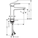 Смеситель для умывальника HANSGROHE METROPOL 32507990, золото - изображение 2