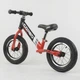 Беговел Corso Speed Sport 83712 надувные колеса 12" подшипник черно-красный - изображение 3