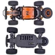 ZD Racing DBX-10 Desert Buggy RTR 4WD 1/10 Brushed багги на радиоуправлении Orange - изображение 3