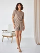Пижама (футболка + шорты) женская BARWA garments 0315/313 M Капучино (2113153132653) - изображение 13