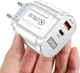 Сетевое зарядное устройство TRw USB Type-C Super Charge/Quick Charge PD 20W White (HbP050560) - изображение 2