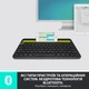 Клавіатура Logitech K480 Bluetooth UA Black (920-006366) - зображення 4