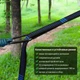 Одноместный нейлоновый гамак WCG TOURING XL 270х140 Красный с черным без стоек - изображение 4
