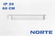 Линейный светильник 1-NLP-1308 28W 60 см 6500К ІР20 ТМ NORTE - изображение 2