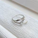 Серебряное кольцо Птица с фианитом 16,5 размер - изображение 2