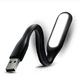 USB ліхтарик (гнучкий) 1W, працюючий від любого пристрою що підтримує юсб вхід. Black. - изображение 1
