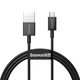 Кабель Baseus Superior Series Fast Charging USB to Micro-USB 100см|2.0A Black (CAMYS-01) - зображення 1